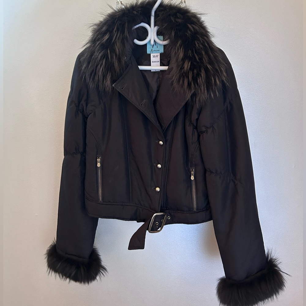Vintage Marciano size 6 Bomber Jacket - Picture 3 of 16